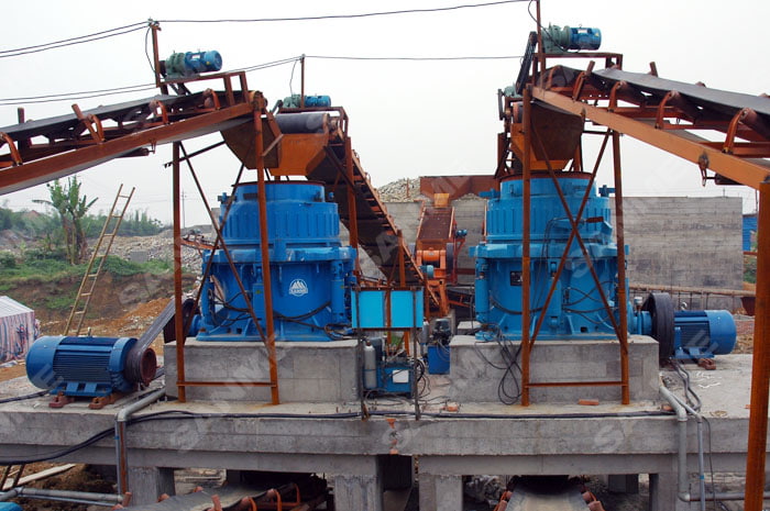 400TPH Pebble Sand Making Plant in Sichuan, China