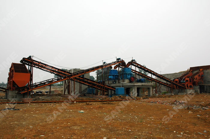 400TPH Pebble Sand Making Plant in Sichuan, China